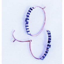 Antique Georgian Poissarde Hoop Earrings Gold Silver Diamonds Pearls 18C (7223)