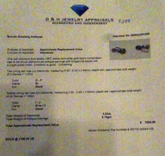 Antique Earrings 18k gold diamonds French dormeuse sleepers floral drops (7238)