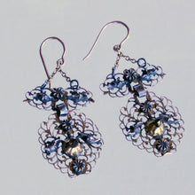 Antique Georgian Earrings Ear Pendants Gold Silver Diamonds Iberian 18C (7273)