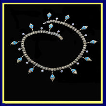 Antique Victorian necklace gold turquoise pearls Reivalist