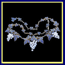 vintage necklace Mario Buccellati Sapphires Pearls