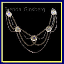 Antique Georgian necklace gold enamel French