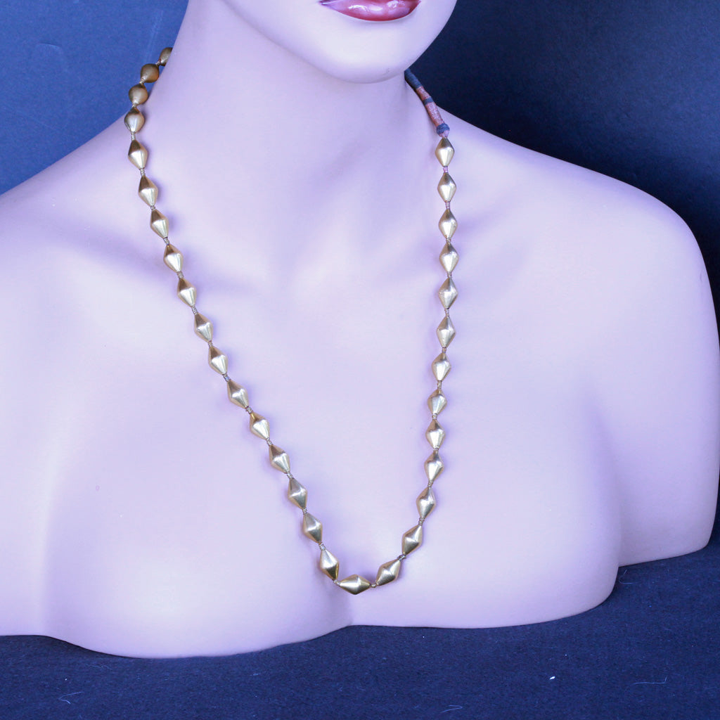 Vintage gold chain necklace 18k gold Indian early-mid 20th century Unisex (7242)