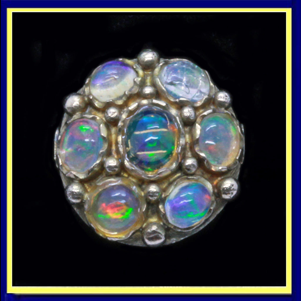 antique ring gold opals 