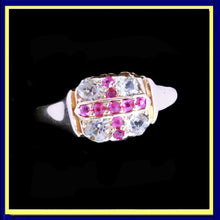 antique Victorian ring gold rubies peridot cross unisex man woman