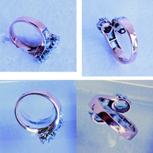 Antique Victorian Ring Diamonds 18k Gold Silver French Versatile Engagement(7239)