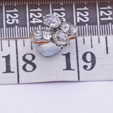 Antique Victorian Ring Diamonds 18k Gold Silver French Versatile Engagement(7239)