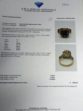 Antique vintage ring emerald diamonds 18k gold Indian (7256)