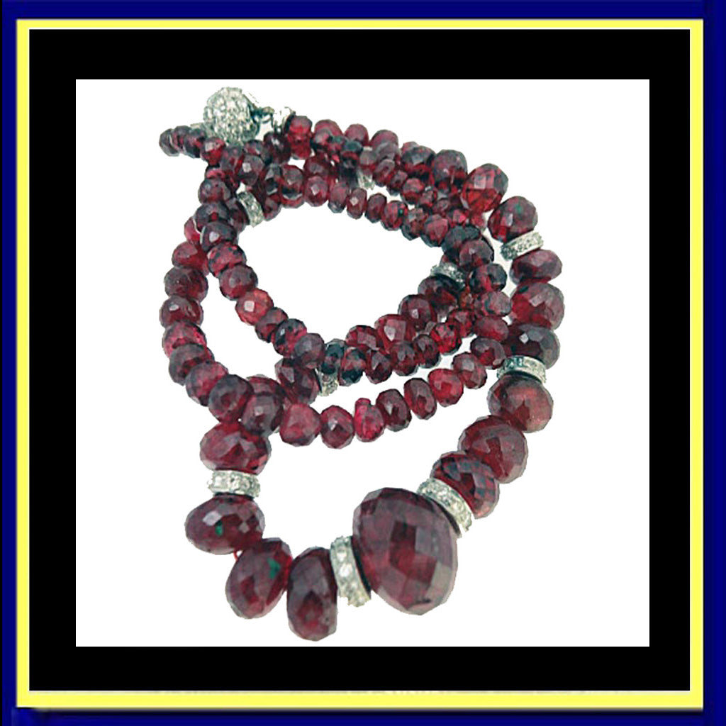 natural spinel necklace antique jewelry