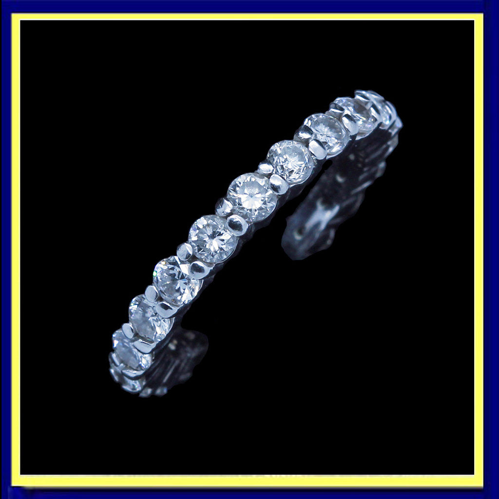 eternity ring diamonds wedding band engagement ring