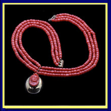 antique Victorian necklace natural coral carved cameo gold Etruscan Revival