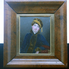 Antique Georgian Miniature Portrait Painting Woman attrib Charles Jagger (6375)