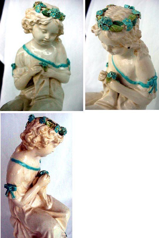 Antique early Pair French soft paste porcelain figurines (77)