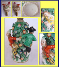 Antique Porcelain Perfume Scent Bottle Figures Dog Chicken Games (3823)