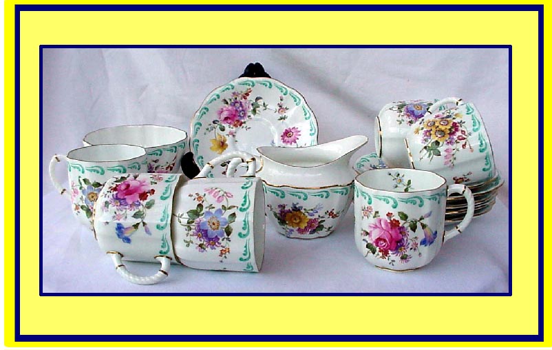 royal crown derby tea set tea cups saucers
