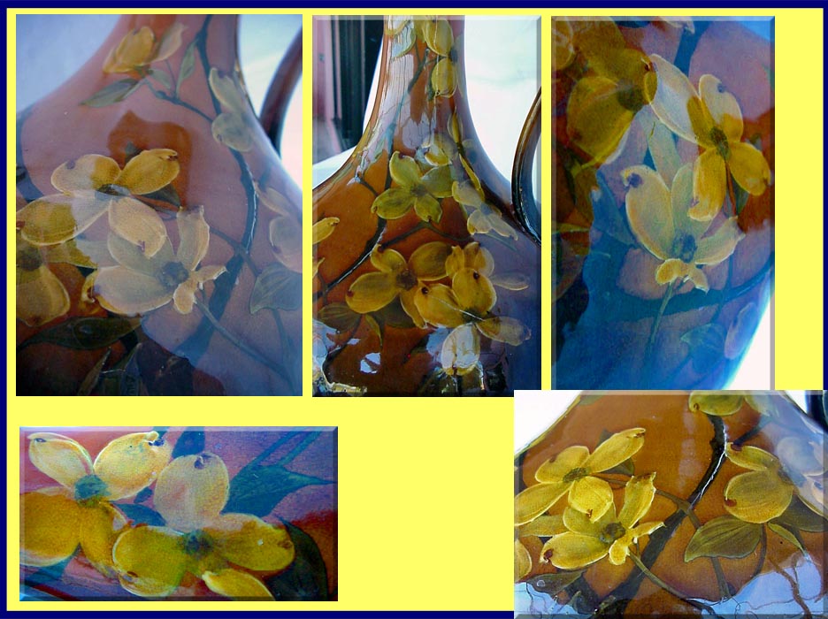 Antique Rookwood K Shirayamadani Art Vase Handpainted 14 3/4" c1897 (2985)