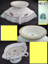 ANTIQUE 18th Century ROYAL VIENNA PORCELAIN SAUCEBOAT (3440)