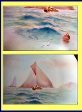 Antique Royal Worcester Seascape Plate Raymond Rushton (3360)