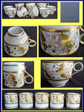 Antique Georgian Flight Barr Worcester Porcelain Tea Coffee Set (3289)