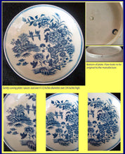 Antique Georgian Worcester Dr Wall Porcelain Tea Bowl Saucer (3694)