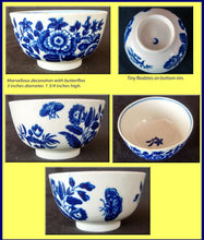 Antique Georgian Worcester Dr Wall Porcelain Tea Bowl Saucer (3694)