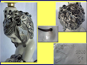 Wiener Kunstkeramische Werkstatte Figural Lamp Cherub ceramic (3408)