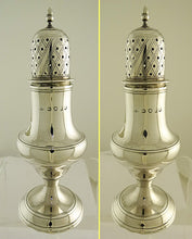 antique Georgian sterling silver caster acorn Stephen Adams Jr