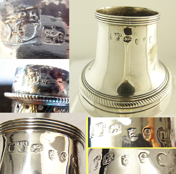 Antique Georgian Sterling Silver Sugar Caster Peter & Ann Bateman 1791 (5523)