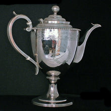 antique Georgian sterling silver coffee pot