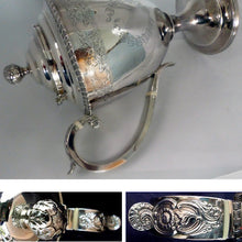 GEORGIAN Sterling SILVER COFFEE POT URQUHART HART 1805 (1625)