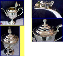 GEORGIAN Sterling SILVER COFFEE POT URQUHART HART 1805 (1625)