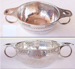 Antique Liberty & Co Silver Arts Crafts Wine Taster  (4247)