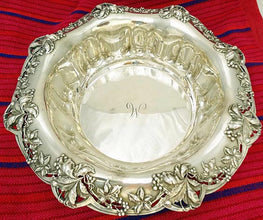 Antique Tiffany & Co Openwork Sterling Silver Large Bowl Dish Centerpiece (5167)