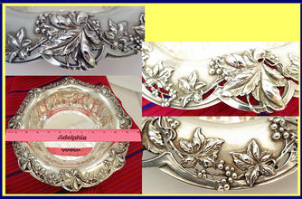 Antique Tiffany & Co Openwork Sterling Silver Large Bowl Dish Centerpiece (5167)