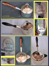 John Emes Antique Regency Sterling Silver Brandy Warmer London 1801 (3807)