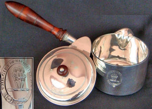 John Emes Antique Regency Sterling Silver Brandy Warmer London 1801 (3807)